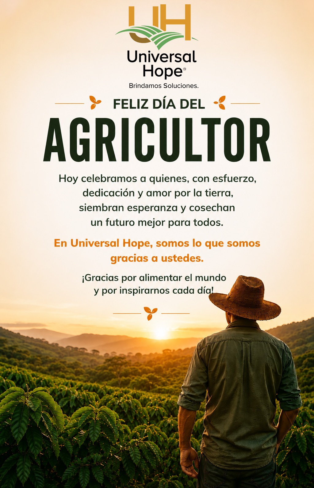 Feliz Día del Agricultor - Universal Hope